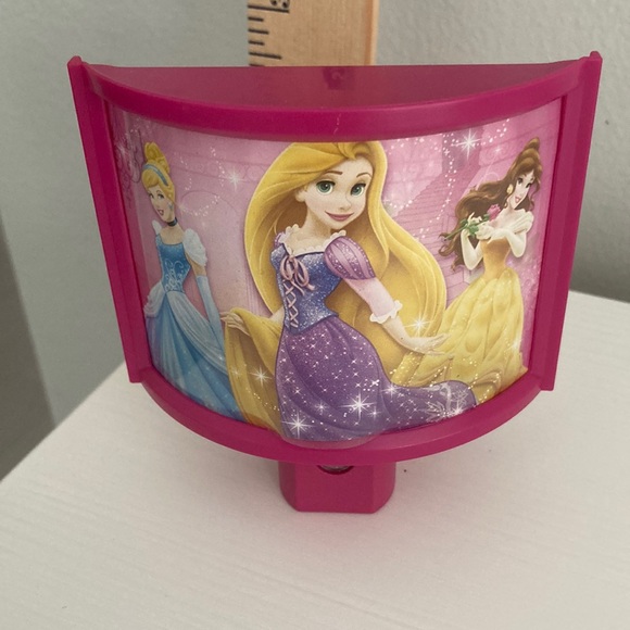 Disney Accents Disney Princess Nightlight Pink Plugin Curved Shade